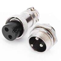 HOT SALE 3X GX16 Aviation Connector 2-Pin 400V Screw Type Male And Female Butt Cable Connector Aviation Plug Socket Connector Electrical Connectors