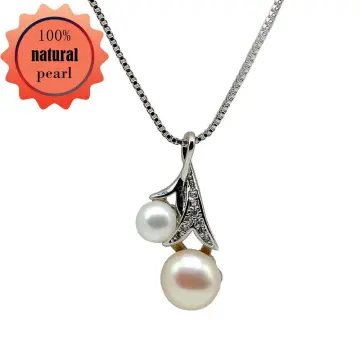 Baby Butterfly Pearl in Cage Necklace