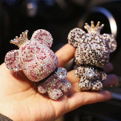 【DT】  hotHigh-quality Creative Personality Cute Bear Car Air Outlet Aromatherapy Lasting Light Fragrance Car Interior Conditioning Air