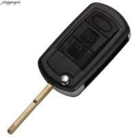 Fkam jingzwiin 5pcs 3ปุ่ม REMOTE flip Car Key Case SHELL สำหรับ LAND ROVER DISCOVERY 3 4 Range Rover Sport LR3 HU92 HU101ใบมีด lamcii