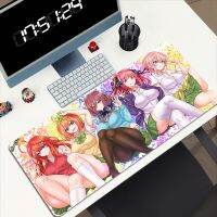 Quintessential Quintuplets Desktop Mouse Pad อุปกรณ์เกมคอมพิวเตอร์แล็ปท็อปเครื่องเกมคอนโซล Mausepad Table Pad Keypad