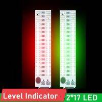 2x17 LED USB Music Spectrum Lighting Voice Sound Control Level Indicator MIC for MP3 POWER Amplifier