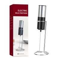 Electric Milk Frother Battery Powered Handheld Whisk Foamer Coffee Maker for Cappuccino Stirrer Frothy Blend Whisker Egg Beater