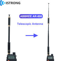 ABBREE AR-800มือถือ escopic เสาอากาศเครื่องขยายเสียง Baofeng เสาอากาศวิทยุ Uhfvhf Dual Band สัญญาณ Booster SMA