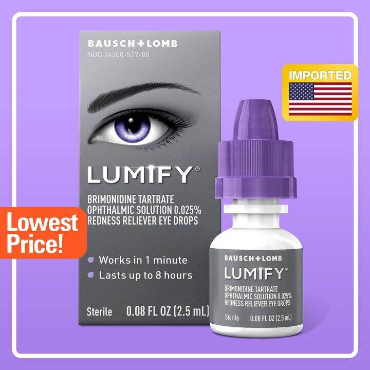 LUMIFY EXP2023 ORIGINAL FROM US 2.5ml5ml and 7.5ml LUMIFY® - Redness ...