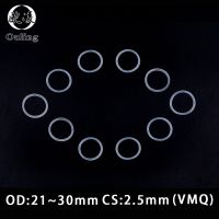 5 PC/lot Silikon Cincin Silikon/VMQ O Cincin 2.5Mm Ketebalan OD21/22/23/24/25/26/27/28/29/30x2.5Mm Karet O Cincin Segel Gasket Washer