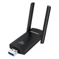 COMFAST953AX USB 3.0 1800Mbps Dual Band คู่เสาอากาศไร้สาย Wifi 6อะแดปเตอร์การ์ดเนตเวิร์ค PC รับสัญญาณเครื่องอุปกรณ์เชื่อมต่อกับ Wifi