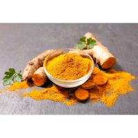 ผง ขมิ้นชัน (Turmeric)  ขนาด 100 กรัม ผงผักสมุนไพร ใช้เป็นชาหรือประกอบอาหาร [Lanna Samunpai]