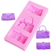 【hot】✇✜  Wallet Handbag Silicone Fondant Mold Jelly Chocolate Decoration Baking