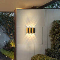 Modern Simple LED Outdoor Waterproof Wall Lamp Aluminum Up and Down Light Home Lighting Porch Garden Light Aisle Corridor Sconce