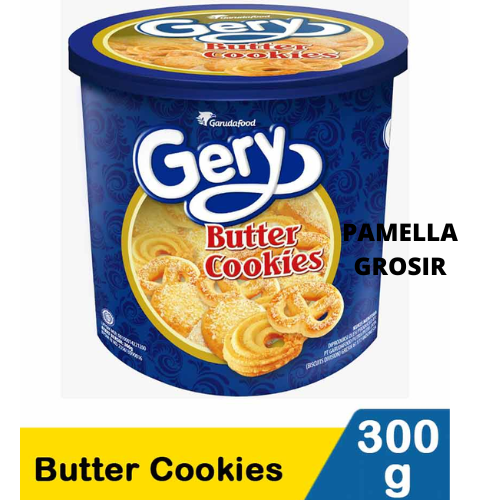 Gery Butter Cookies 300Gr SNACK KUE MAKANAN MINUMAN KHAS LEBARAN