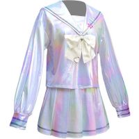 Game NEEDY GIRL OVERDOSE Kangel Cosplay Costume Lolita Girls Sailor Suit Uniform Dress Halloween Carnival Anime Clothes