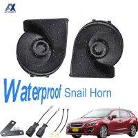 1คู่12V 410510Hz สูง Low Pitch Snail Horn 1110-125db Loud Loud กันน้ำ Auto Horns สำหรับ Subaru Impreza Gjgpva 2011-2016