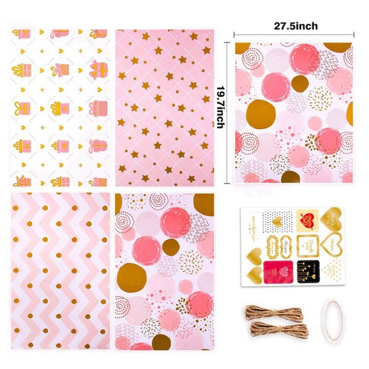 pink-gold-birthday-gift-wrapping-paper-girls-folded-sheets-paper-for-party-wedding-valentines-day-all-occasion