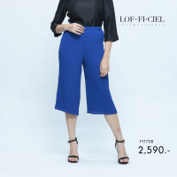 LOF FI CIEL Party Pleat Pants ลอฟฟิเซียลกางเกงอัดพลีทปลายขาตรง Bell Feminine Look (FYT7DB)