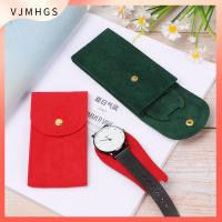 VJMHGS ใหม่ การป้องกัน ผ้าสำลี กล่องใส่นาฬิกา ของสะสม กระเป๋านาฬิกา กระเป๋าเก็บของ