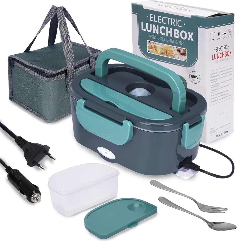 220V 12V Portable Electric Heating bento Lunch Box Food-Grade Food