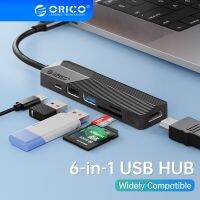 ยูเอสบีโอริโกฮับ Type C กับ HDMI-รองรับ PD USB 3.0 2.0อะแดปเตอร์การ์ดความจำ6ใน1 Type C Dock Splitter สำหรับ MacBook อุปกรณ์เสริมแบบโปร