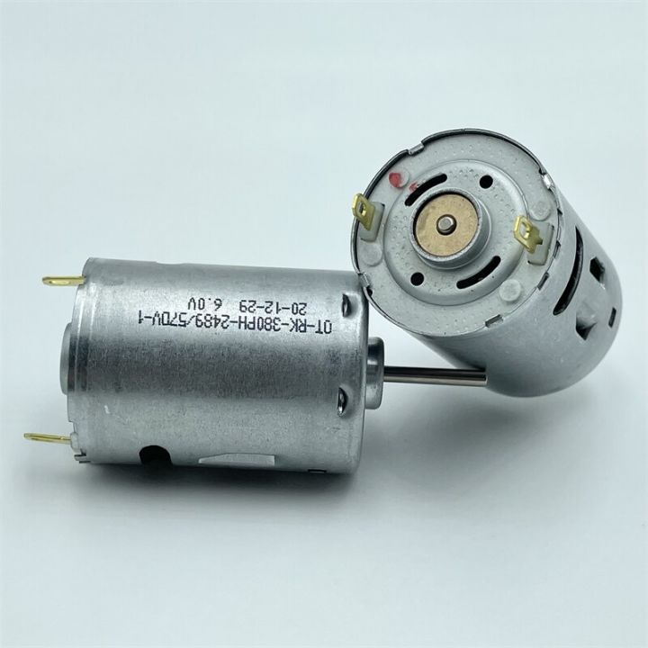 brand-new-6v-12v-380-dc-motor-rk-380ph-2489-6v-6350rpm-crbon-brush-electric-motors