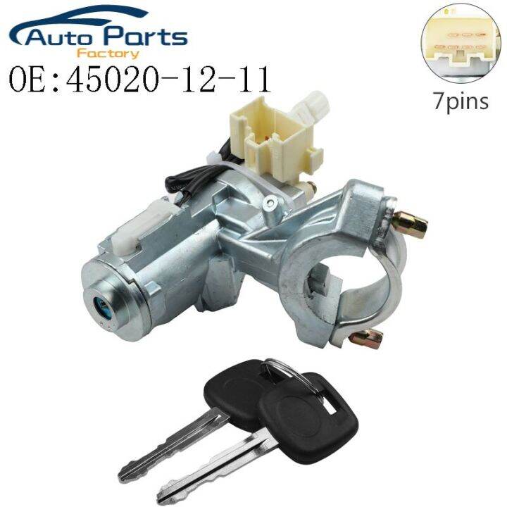 2003-2008 COROLLA MATRIX IGNITION LOCK CYLINDER SWITCH 2 KEYS NEW 69057-02140