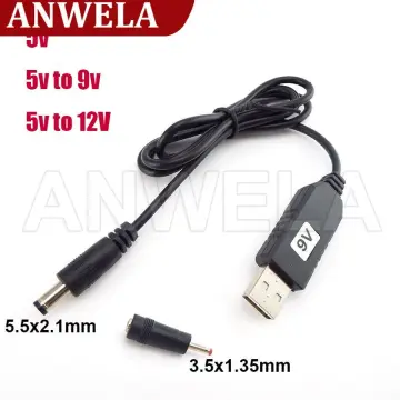 USB boost line 5V to 8.4v 12.6v 9v 12v connector Step UP Module power Cable  10dc