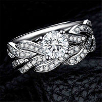 แหวนเงินเพชรที่สวยงามแหวนคู่ชายแหวนแหวนแต่งงานแหวนหมั้นแหวนปรับขนาดได้