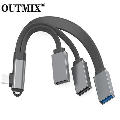 OUTMIX USB C Cable OTG Adapter Type-c to USB 3.0/2.0 cable Male to USB Female U Disk converter for Samsung Xiaomi Huawei iPad