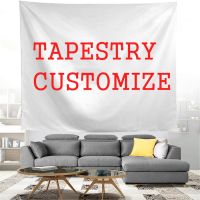 Custom Photo Tapestry Print Any of Your Design Wall Hanging as Wall Art Fabric Beach Coverlet Curtain Personalized Decor