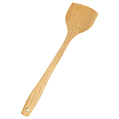 Wooden spatula Ladle ตะหลิวไม้ แบบยาว ขนาด 39cm ตะหลิวไม้ทัพพี ตะหลิวไม้ยาว ตระหลิวไม้ ตะหลิวด้ามไม้ ขนาดยาว 39cm