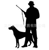 [COD] and dog self-adhesive removable generation carved wall stickers home decoration car door