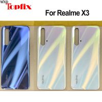 【❉HOT SALE❉】 diyi45718 ใหม่กระจกสำหรับ Oppo Realme X3ที่อยู่อาศัยด้านหลังเคสสำหรับ Realme Realme X3ที่เปลี่ยนฝาครอบชิ้นส่วน Rmx2142