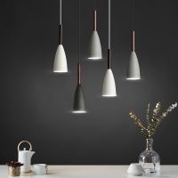 Nordic Modern Pendant Lighting Over Dining Table Kitchen Island Hanging Lamps Dining Room Lights E27 Minimalist Pendant Lights