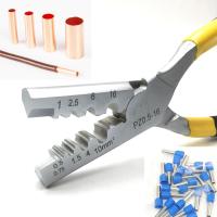 【YF】 Small Crimper Pliers 0.25-35mm Electrical Bootlace Terminal Ve Crimping Tools