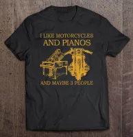 Like Motorcycles And Pianos And Maybe 3 People Men Tshirts Anime Anime Clothes T Shirt Print Mens Shirts
