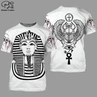 Pharaoh 3D printing maluwag short-sleeved T-shirt short-sleeved mens T-shirt boys clothes short-sleeved T-shirt