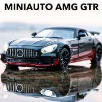 ล้อแม็กรถยนต์รุ่น Benz GT R D Iecast Supercar 1:32รุ่นดึงกลับมาพร้อมกับแสงเสียงยานพาหนะรถรุ่นของเล่นสำหรับเด็กของขวัญวันเกิด