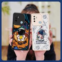 texture Phone lens protection Phone Case For OPPO A53 2020/A32 2020/A33 2020/A53S Silica gel funny youth simple couple