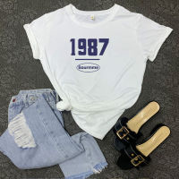 Aililai 1688???ใหม่ เสื้อยืดสไตล์เกาหลี มี9 สีให้เลือกจ้าา เสื้อยึดลายเรียบง่าย? เสื้อผ้าใส่ได้ทุกวัย เสื้อทีเชิ๊ต คอกลมแฟชั่น?