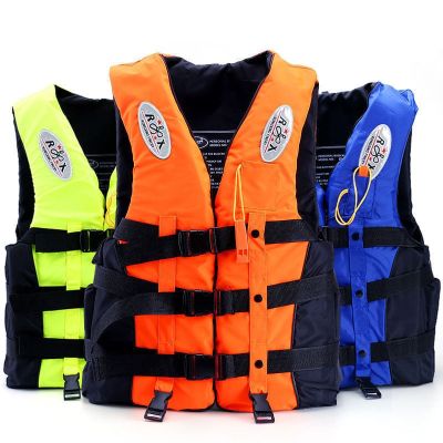 Life jacket adult fishing large buoyancy vest swimming rock fishing snorkeling children Marine professional portable vest  Life Jackets