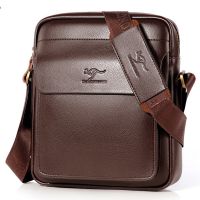 Luxury Brnad Kagaroo Men Messenger Bag For Man Leather Shoulder Bag Male Crossbody Bag Casual Business Mens Bag Black Mini Flap