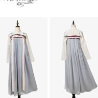 ชุดเข้าเซท S-XL hanfu สไตล์จีน นางฟ้า เสื้อผ้าจีนฮั่น เย็บปักถักร้อย ดอกไม้ Hanfu 汉服