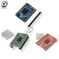 A4988 Stepper Motor Driver โมดูลอลูมิเนียมระบายความร้อน Reprap 3D ชิ้นส่วนเครื่องพิมพ์สีแดงสีเขียวสีฟ้าสำหรับ Arduino