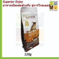 Superior Enjoy อาหารเม็ดสำหรับชูก้าไกลเดอร์ และอื่นๆ ขนาด 120 g  ราคา 125 บ.