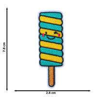 JPatch - ไอศครีม ไอติม ขนมหวาม ตัวรีดติดเสื้อ อาร์มรีด อาร์มปัก มีกาวในตัว การ์ตูนสุดน่ารัก งาน DIY Embroidered Iron/Sew on Patches