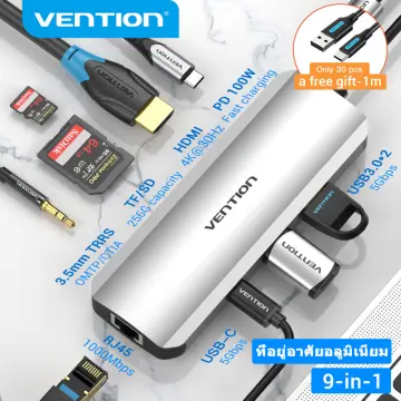 Hub adaptador USB-C Ugreen 4-en-1 RJ45, USB 3.0 (60718)