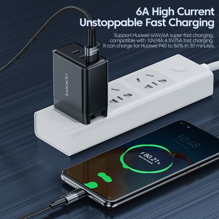 toocki-6a-usb-type-c-cable-quick-charge-qc4-0-66w-for-xiaomi-12-poco-f3-f4-huawei-realme-fast-charging-charger-cable-type-c-cord-docks-hargers-docks-c