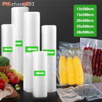 500cm/Rolls Vacuum Bags for Food Vacuum Sealer Reusable Food Freezer Bags Fresh Meat Fruit Veggies Storage Bag Dishwasher Safe