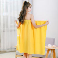 Plush Bath Towel Children Bath Towel Soft And Thickened Bath Towel Anti-slip Bath Skirt Coral Velvet Bath Skirt