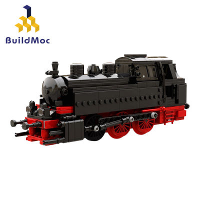 Moc-72693ชุด80ของเครื่องจักรไอน้ำบล็อกตัวต่อรถไฟตัวต่อของเล่นใช้ได้กับเลโก้ Buildmoc