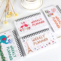 [Hagoya Stationery Stor] Kawaii Weekly Planner Notebook Journal Agenda 2023 2022 Cure Diary Organizer ตารางเครื่องเขียนโรงเรียนอุปกรณ์สำนักงาน Gift